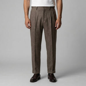 Elegant Straight Fit Trousers With Side Adjuster