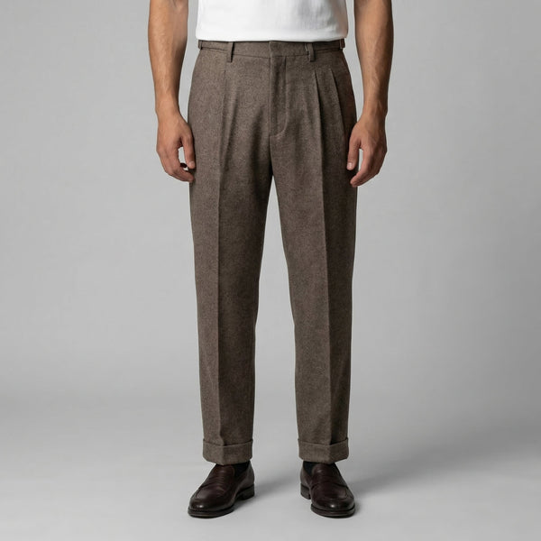 Elegant Straight Fit Trousers With Side Adjuster