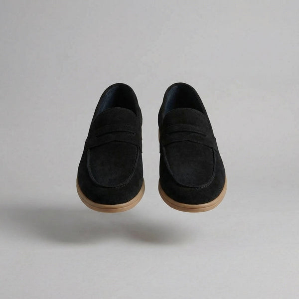 Elegant Suede Penny Loafers