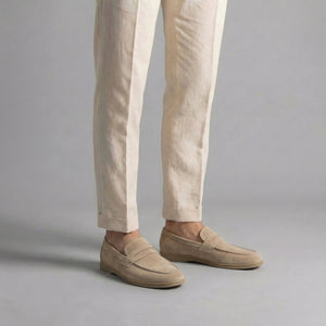 Elegant Suede Penny Loafers