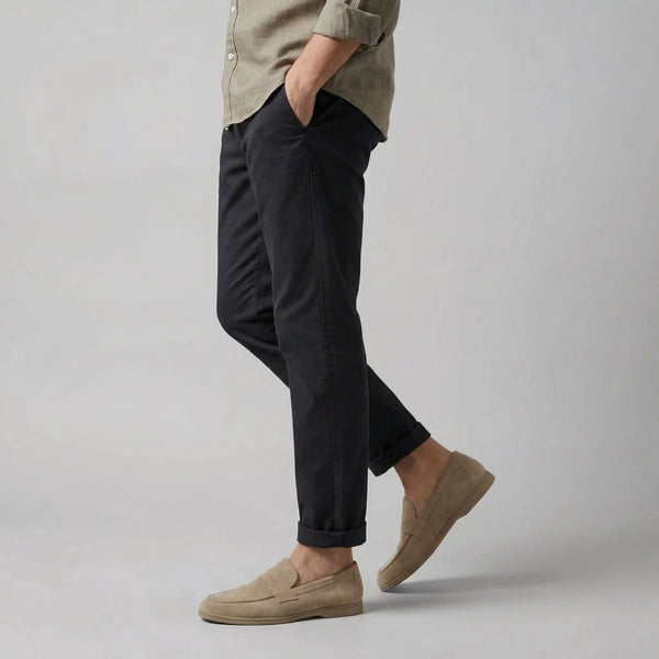 Elegant Suede Penny Loafers