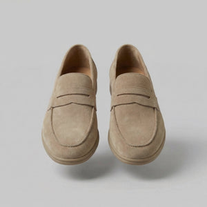 Elegant Suede Penny Loafers