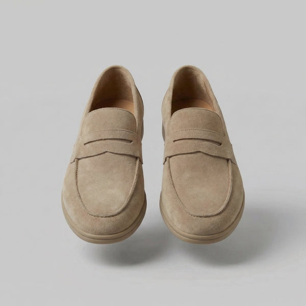 Elegant Suede Penny Loafers