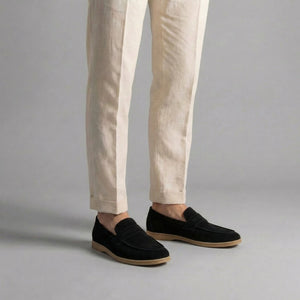 Elegant Suede Penny Loafers