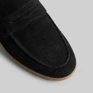 Elegant Suede Penny Loafers