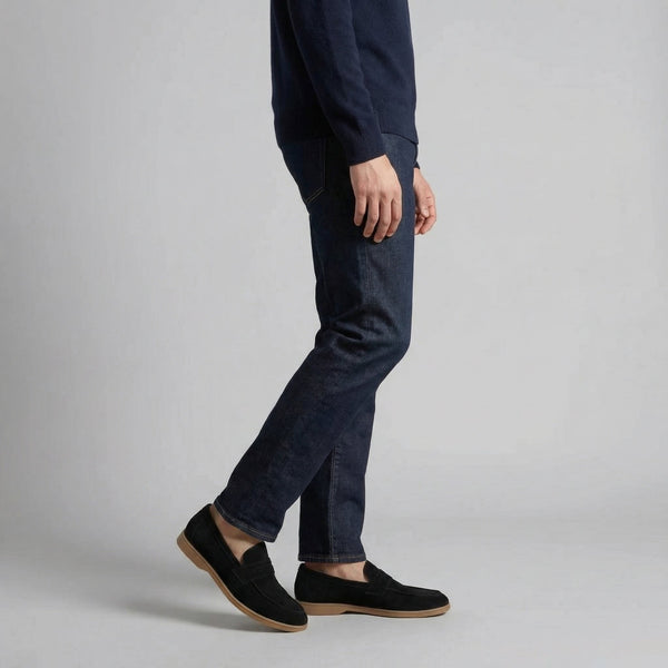 Elegant Suede Penny Loafers