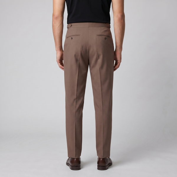 High Waist Formal Tailored Fit Trousers