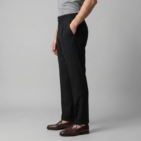 High Waist Formal Tailored Fit Trousers