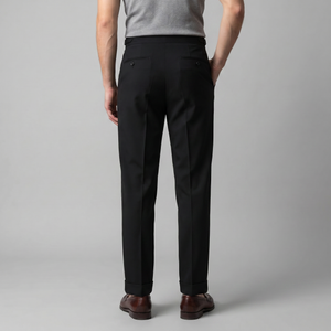 High Waist Formal Tailored Fit Trousers