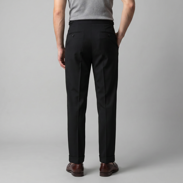High Waist Formal Tailored Fit Trousers