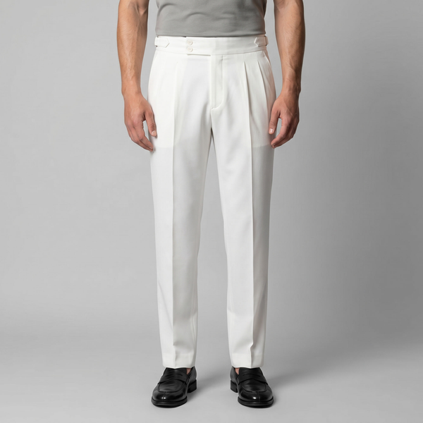 High Waist Formal Tailored Fit Trousers