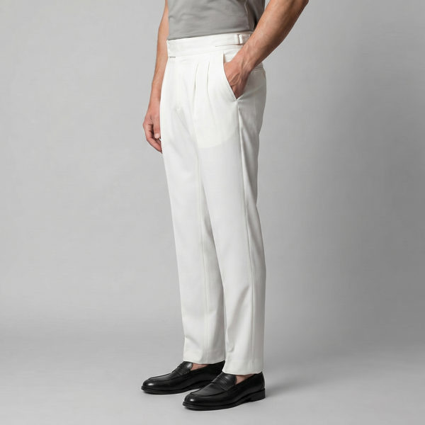 High Waist Formal Tailored Fit Trousers