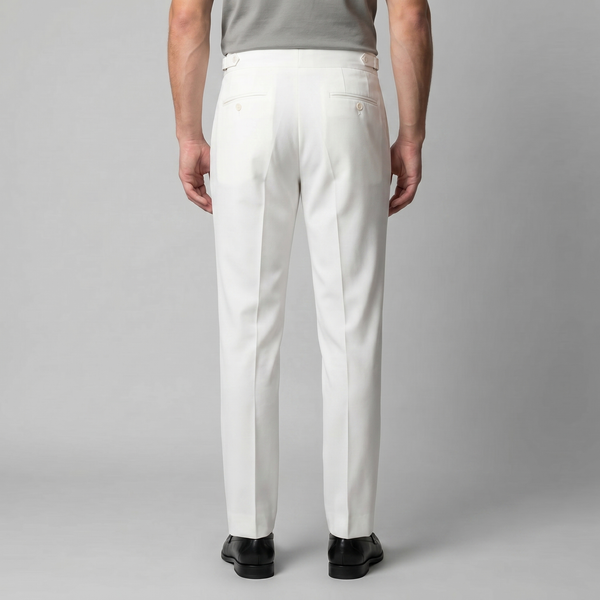 High Waist Formal Tailored Fit Trousers
