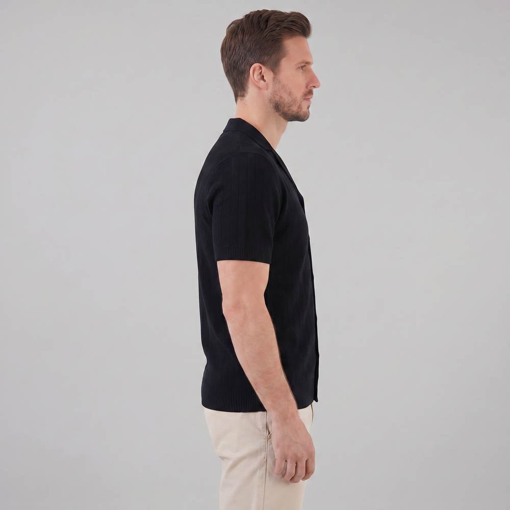 Knit Button Shirt