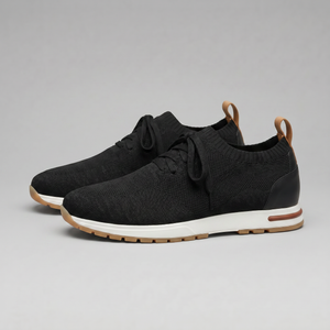 Knit Sock Lace-Up Trainers