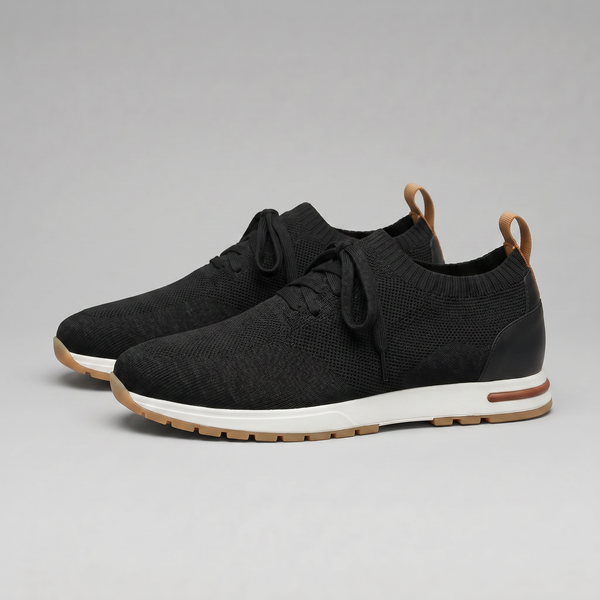 Knit Sock Lace-Up Trainers