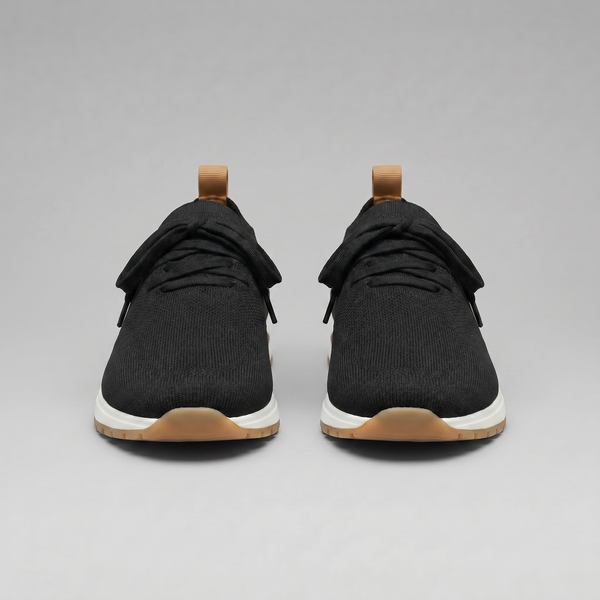 Knit Sock Lace-Up Trainers