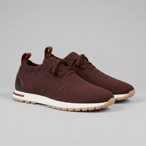 Knit Sock Lace-Up Trainers
