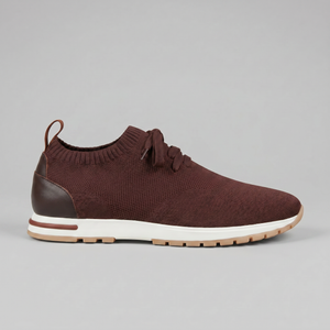 Knit Sock Lace-Up Trainers