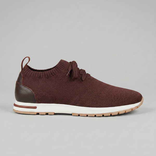 Knit Sock Lace-Up Trainers
