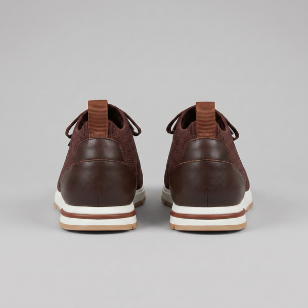Knit Sock Lace-Up Trainers