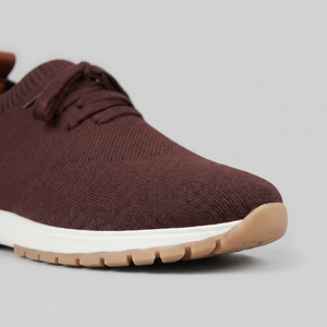 Knit Sock Lace-Up Trainers
