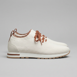 Knit Sock Lace-Up Trainers