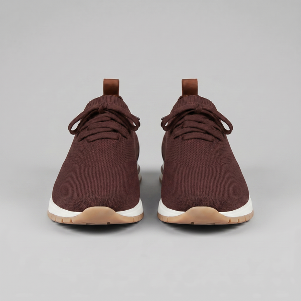 Knit Sock Lace-Up Trainers