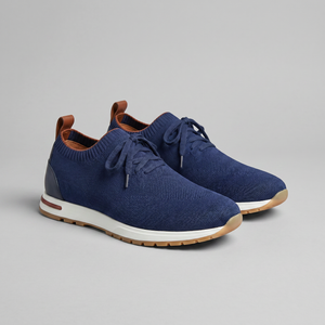 Knit Sock Lace-Up Trainers