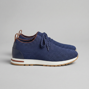 Knit Sock Lace-Up Trainers