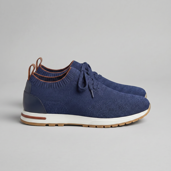 Knit Sock Lace-Up Trainers