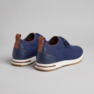 Knit Sock Lace-Up Trainers