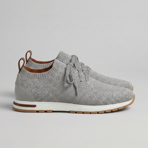 Knit Sock Lace-Up Trainers