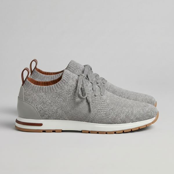 Knit Sock Lace-Up Trainers