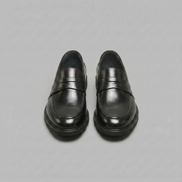 Leather-Look Penny Loafers