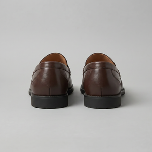 Leather-Look Penny Loafers