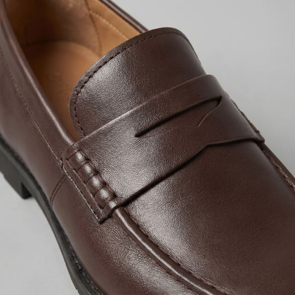 Leather-Look Penny Loafers