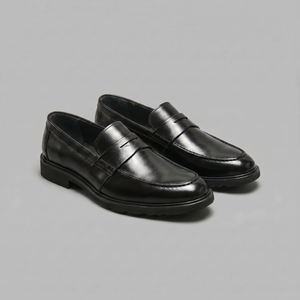 Leather-Look Penny Loafers