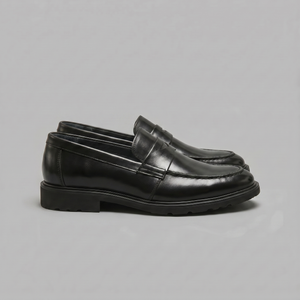 Leather-Look Penny Loafers