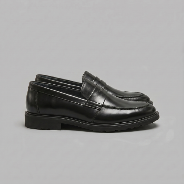 Leather-Look Penny Loafers