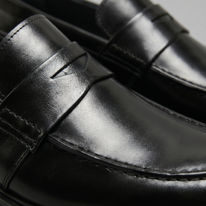 Leather-Look Penny Loafers