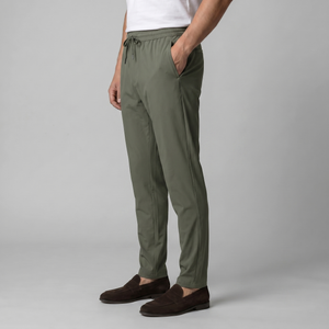 Lightweight Nylon Drawstring Trousers