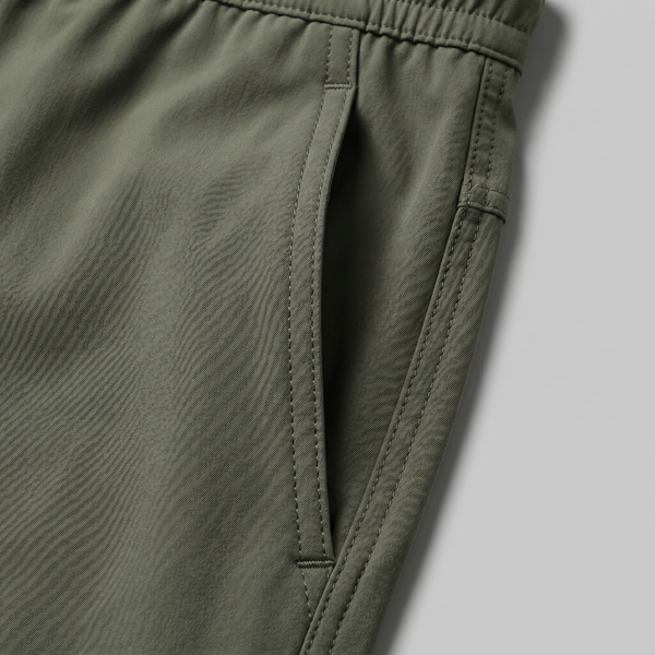 Lightweight Nylon Drawstring Trousers