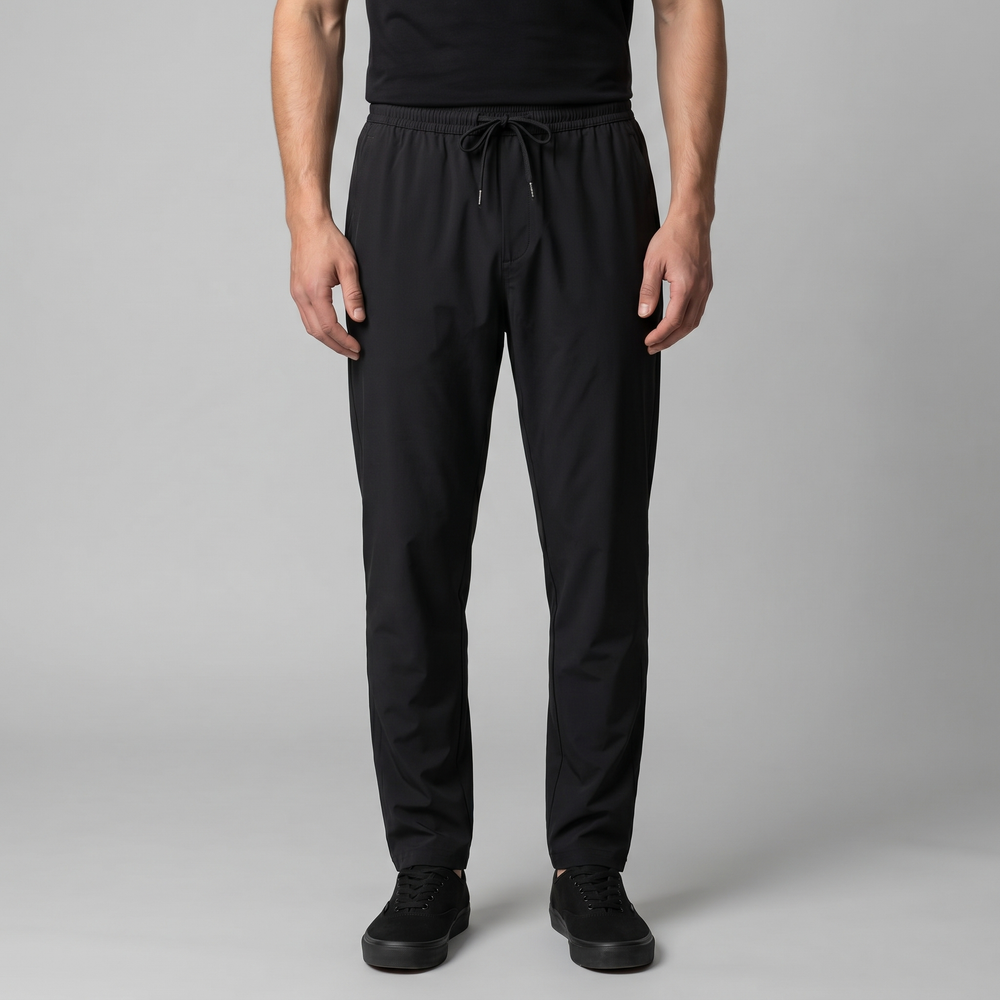 Lightweight Nylon Drawstring Trousers