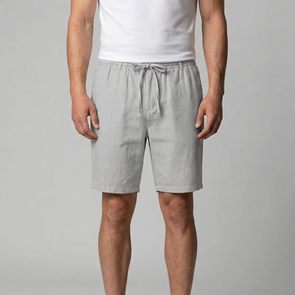 Linen Drawstring Shorts