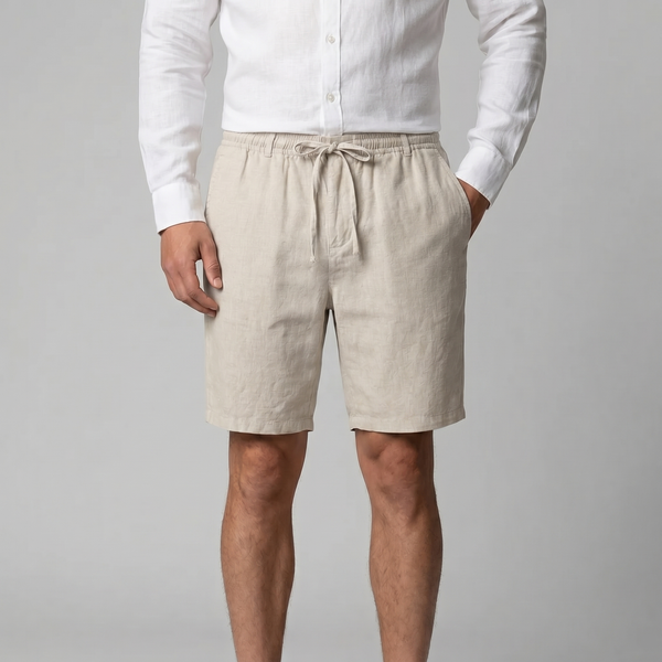 Linen Drawstring Shorts