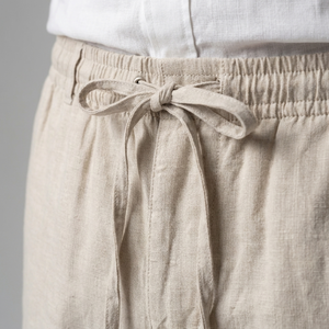 Linen Drawstring Shorts