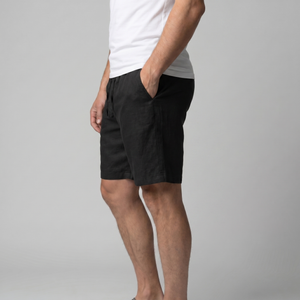 Linen Drawstring Shorts