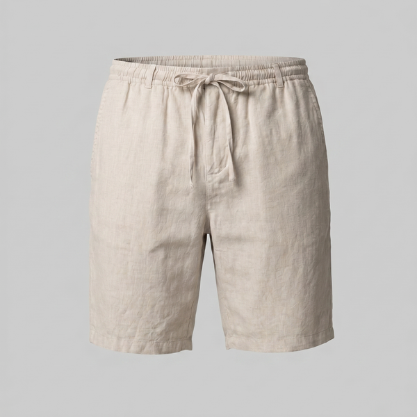 Linen Drawstring Shorts