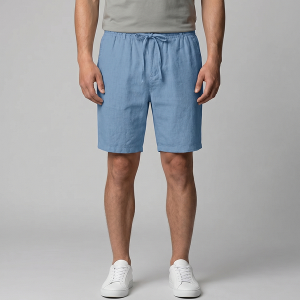 Linen Drawstring Shorts